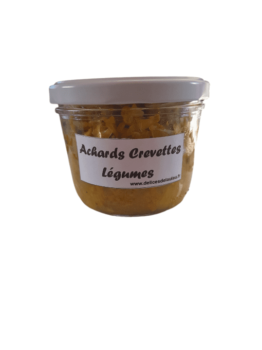 Achards crevettes légumes 